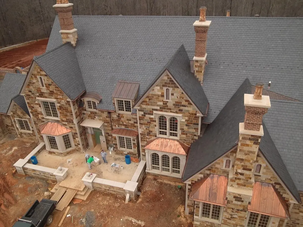 Craftsman Roofing Gutter Guard Installation project in Araby Commons